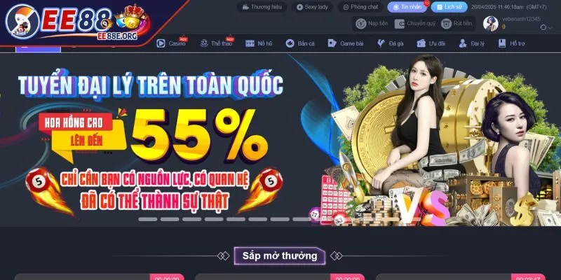 Đại lý EE88 khởi nghiệp không cần vốn