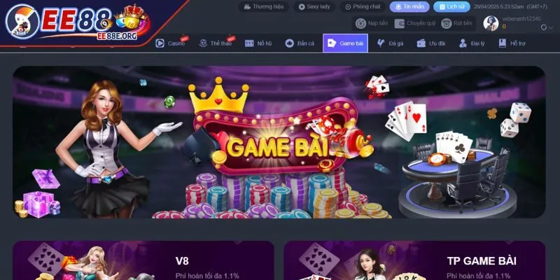 Tổng quan về thế giới game bài EE88
