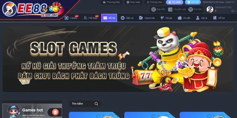Tổng quan về thế giới nổ hũ EE88